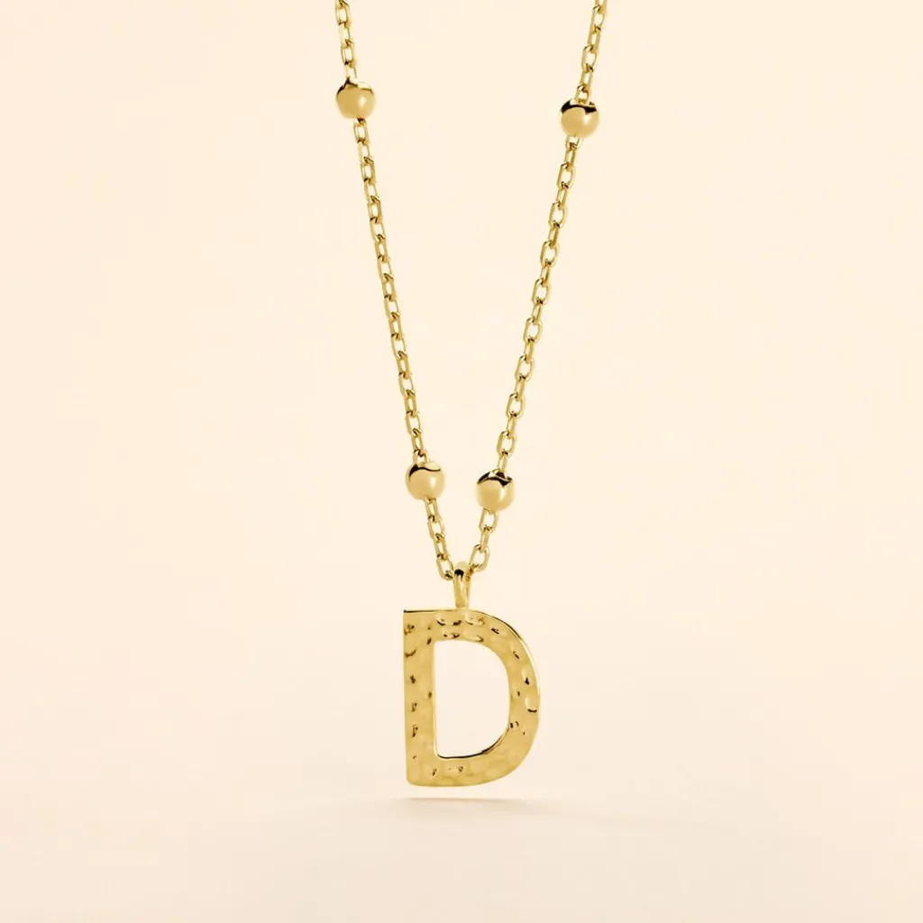 Histoire d'Or Collier Plaqué Or Jaune Lettra Clearance