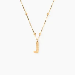 Histoire d'Or Collier Plaqué Or Jaune Lettra Clearance