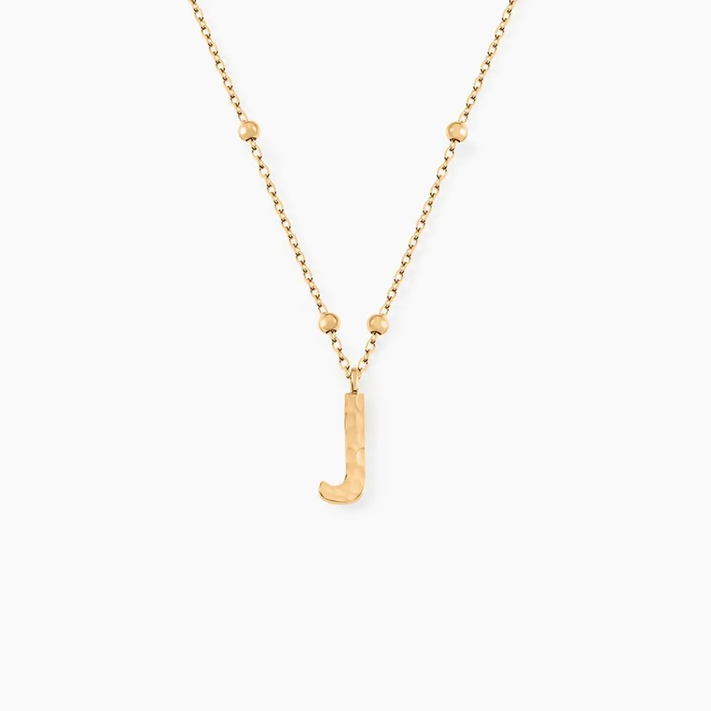 Histoire d'Or Collier Plaqué Or Jaune Lettra Clearance