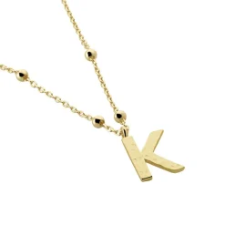 Histoire d'Or Collier Plaqué Or Jaune Lettra Discount