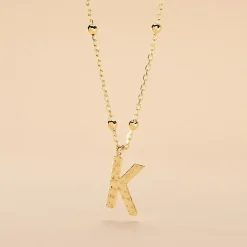 Histoire d'Or Collier Plaqué Or Jaune Lettra Discount