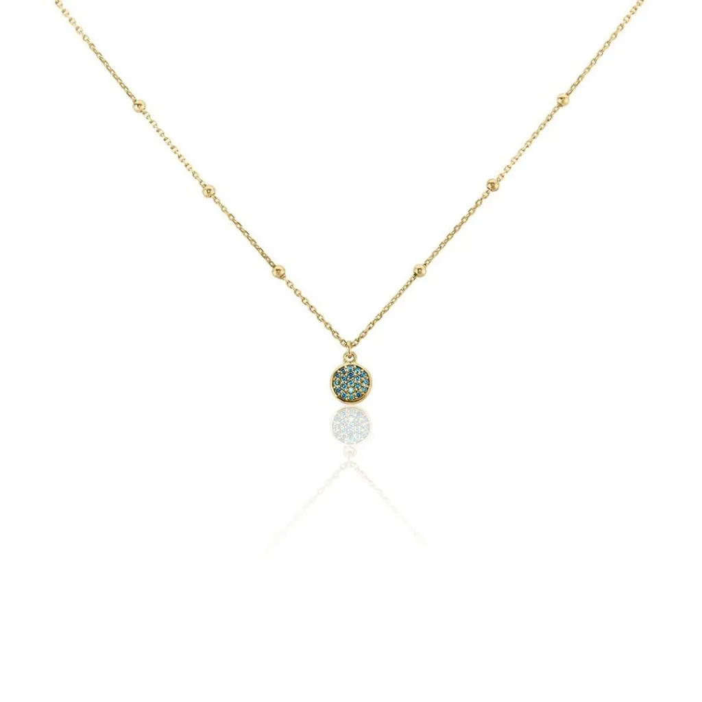 Histoire d'Or Collier Plaqué Or Jaune Mikayla Oxydes De Zirconium Best