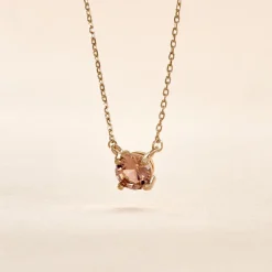 Histoire d'Or Collier Plaqué Or Jaune Nilay Oxyde De Zirconium plaqué or jaune oxyde rose Best