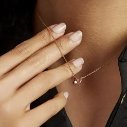 Histoire d'Or Collier Plaqué Or Jaune Nilay Oxyde De Zirconium plaqué or jaune oxyde rose Best