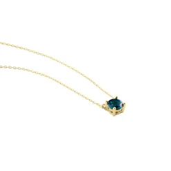 Histoire d'Or Collier Plaqué Or Jaune Nilay Oxyde De Zirconium plaqué or jaune oxyde bleu Sale