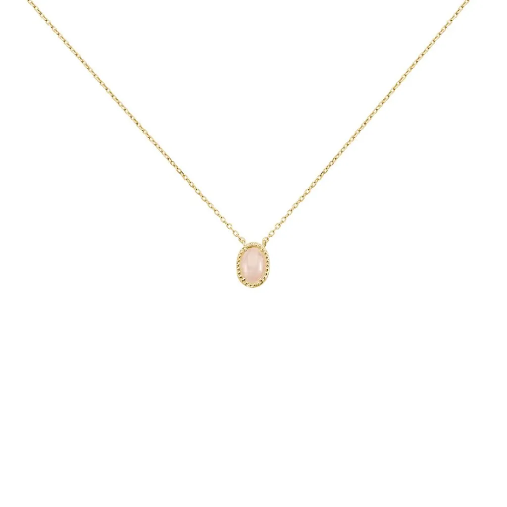 Histoire d'Or Collier Plaqué Or Jaune Phileas Quartz New