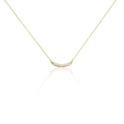 Histoire d'Or Collier Plaqué Or Kumb Oxydes De Zirconium Hot