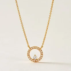 Histoire d'Or Collier Plaqué Or Lila Oxydes De Zirconium Discount