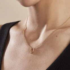 Histoire d'Or Collier Plaqué Or Lila Oxydes De Zirconium Discount