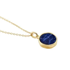 Histoire d'Or Collier Plaqué Or Neassa Sodalite Discount