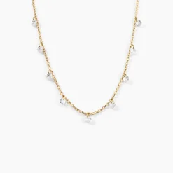 Histoire d'Or Collier Plaqué Or Oxydes De Zirconium plaqué or jaune oxyde Hot