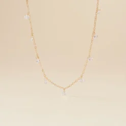 Histoire d'Or Collier Plaqué Or Oxydes De Zirconium plaqué or jaune oxyde Hot