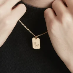 Histoire d'Or Collier Plaqué Or Quintien New