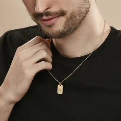 Histoire d'Or Collier Plaqué Or Quintien Sale