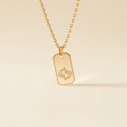 Histoire d'Or Collier Plaqué Or Quintien Sale