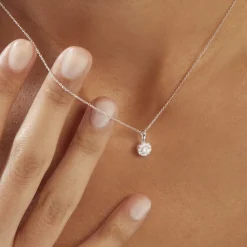 Histoire d'Or Collier Platine Alby Diamants