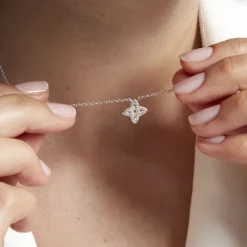 Histoire d'Or Collier Pleiades Argent Blanc Oxyde De Zirconium Sale