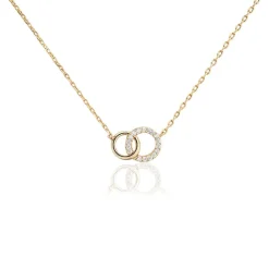 Histoire d'Or Collier Poeae Plaqué Or Jaune Oxyde De Zirconium Outlet