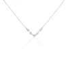 Histoire d'Or Collier Poenui Argent Blanc Outlet