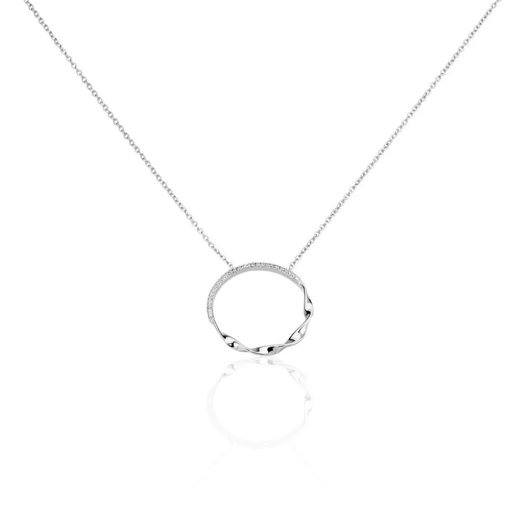 Histoire d'Or Collier Poldie Argent Oxyde De Zirconium Hot