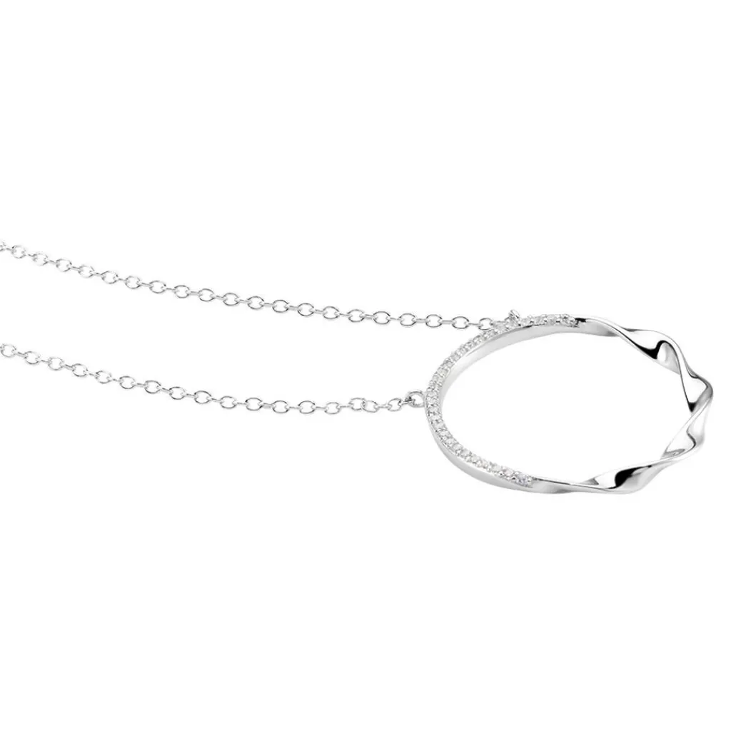 Histoire d'Or Collier Poldie Argent Oxyde De Zirconium Hot