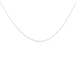 Histoire d'Or Collier Polka argent blanc New