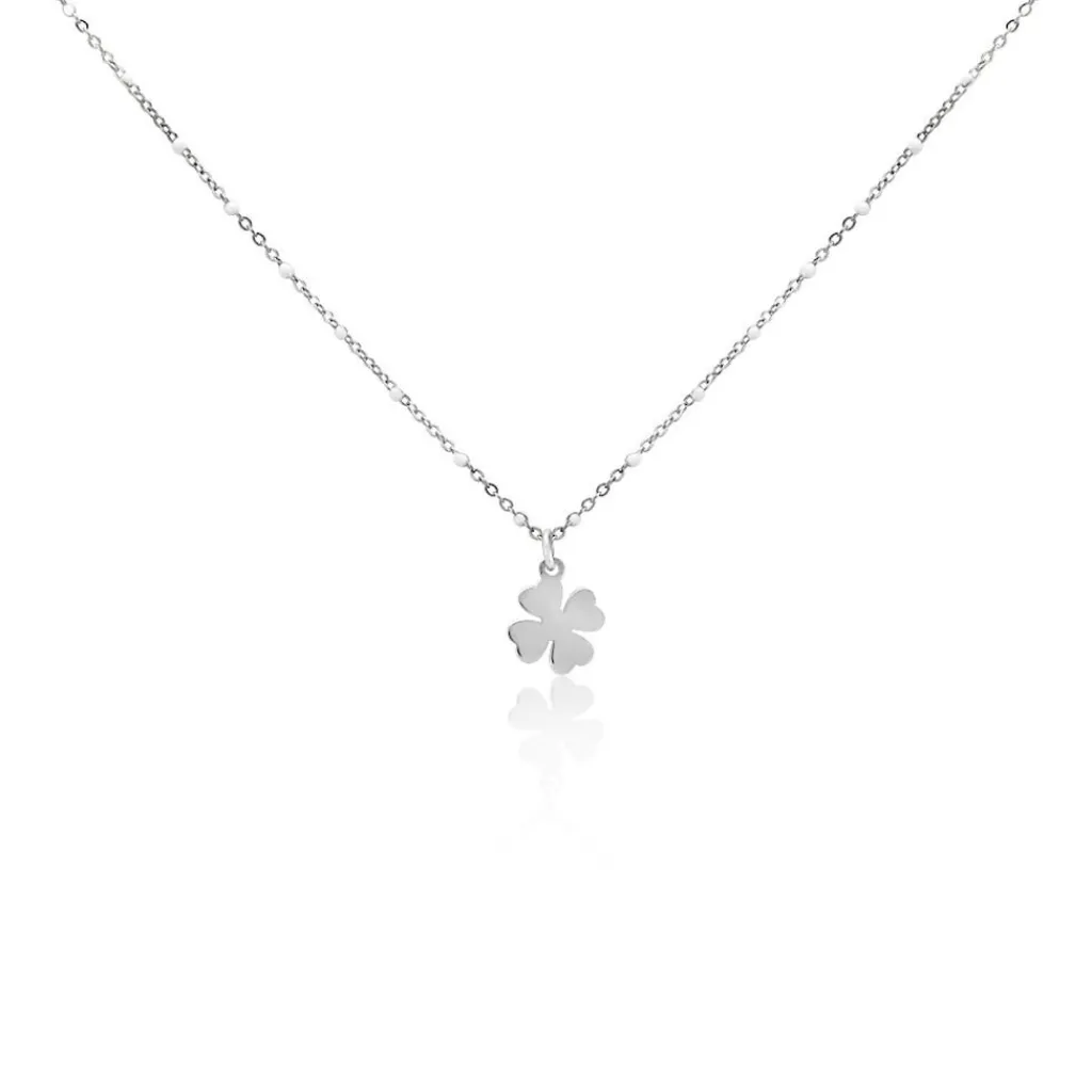 Histoire d'Or Collier Polka argent blanc Online