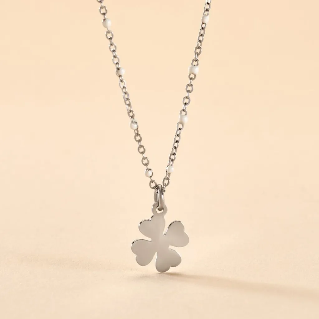 Histoire d'Or Collier Polka argent blanc Online