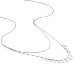 Histoire d'Or Collier Polyna Argent Blanc Hot
