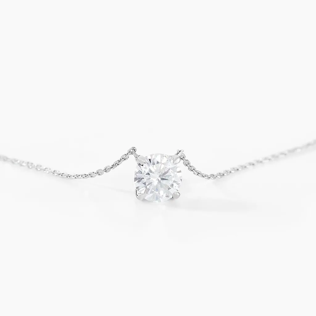 Histoire d'Or Collier Ponama De Zirconium or blanc oxyde Online