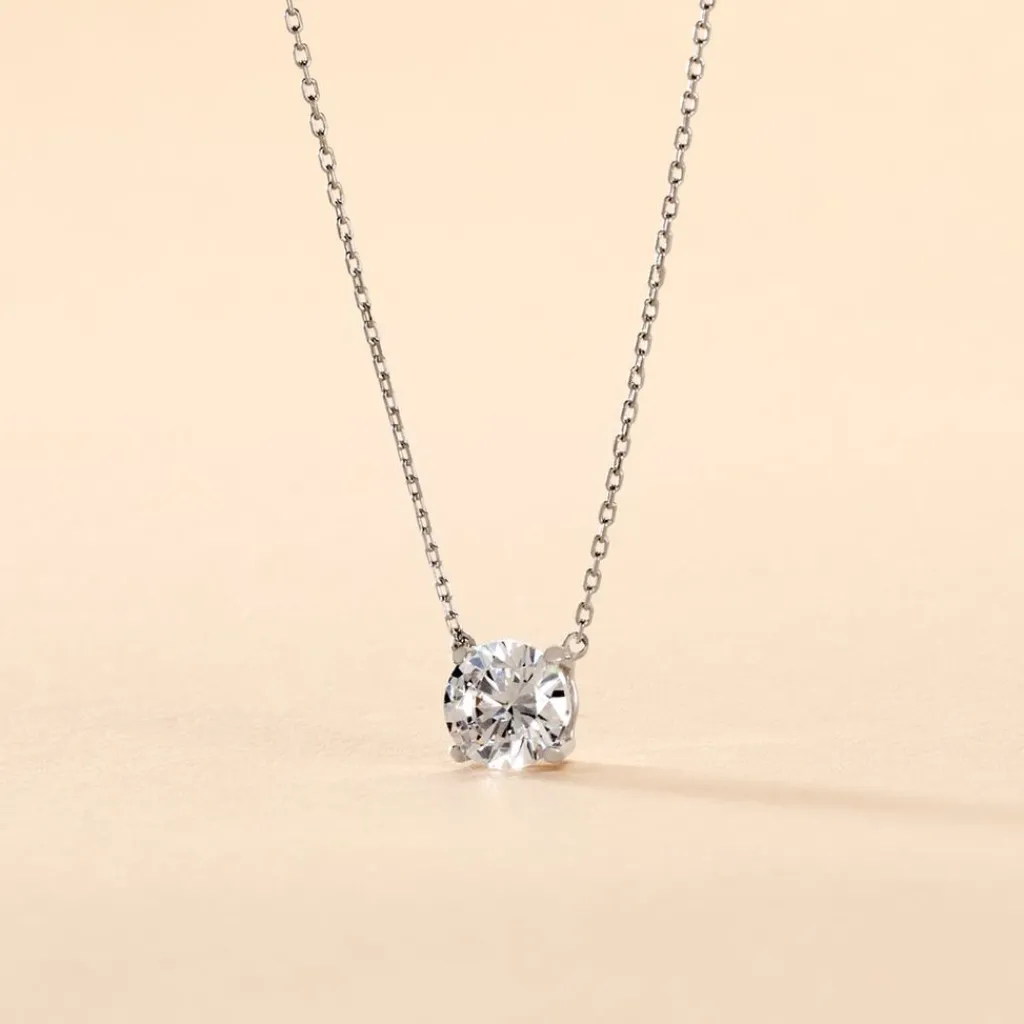 Histoire d'Or Collier Ponama De Zirconium or blanc oxyde Online