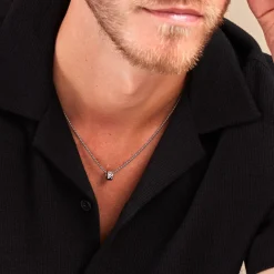 Histoire d'Or Collier Positano Acier Blanc Outlet