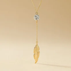 Histoire d'Or Collier Powoo Or Jaune Strass Outlet