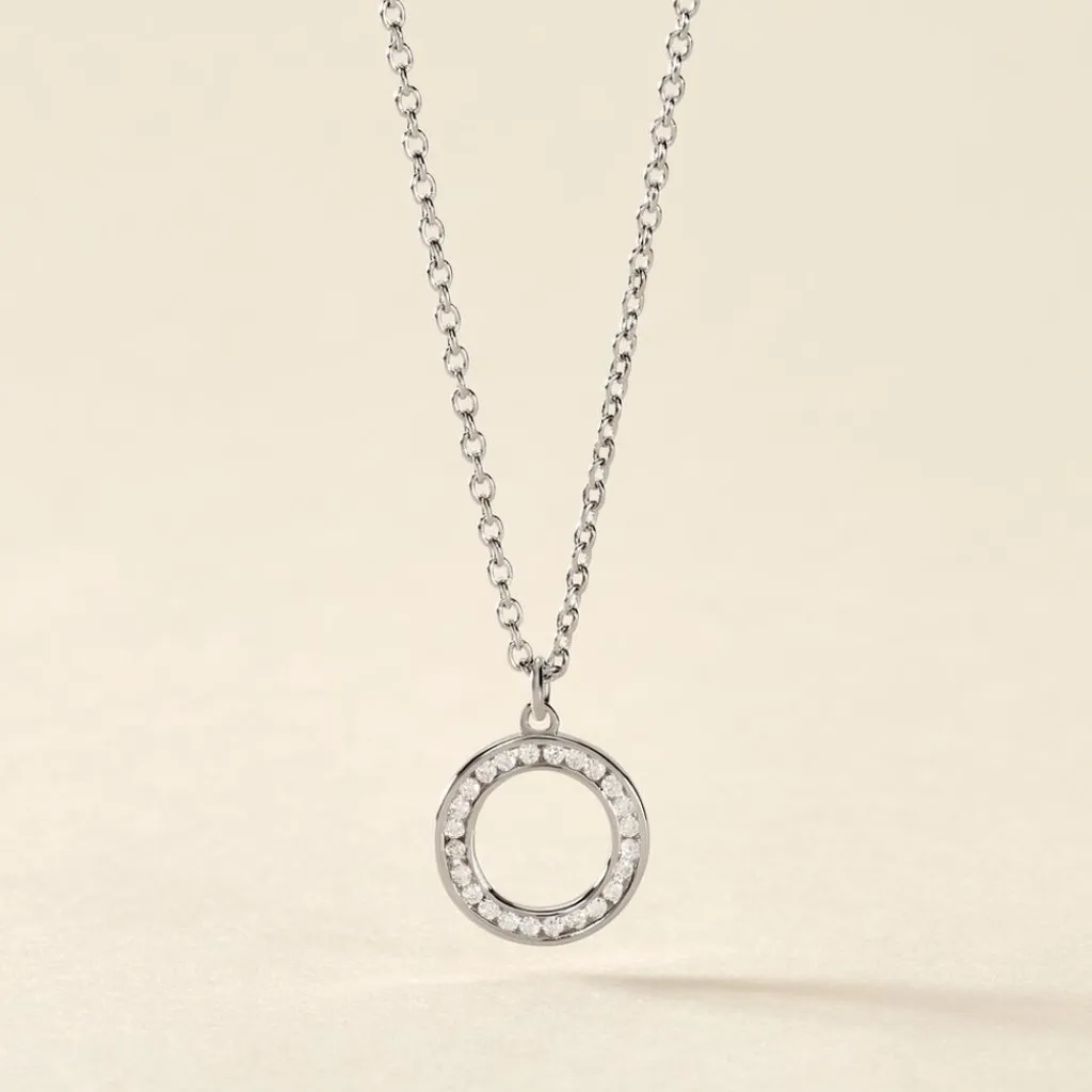 Histoire d'Or Collier Prisco Argent Oxyde De Zirconium New