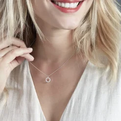 Histoire d'Or Collier Prisco Argent Oxyde De Zirconium New