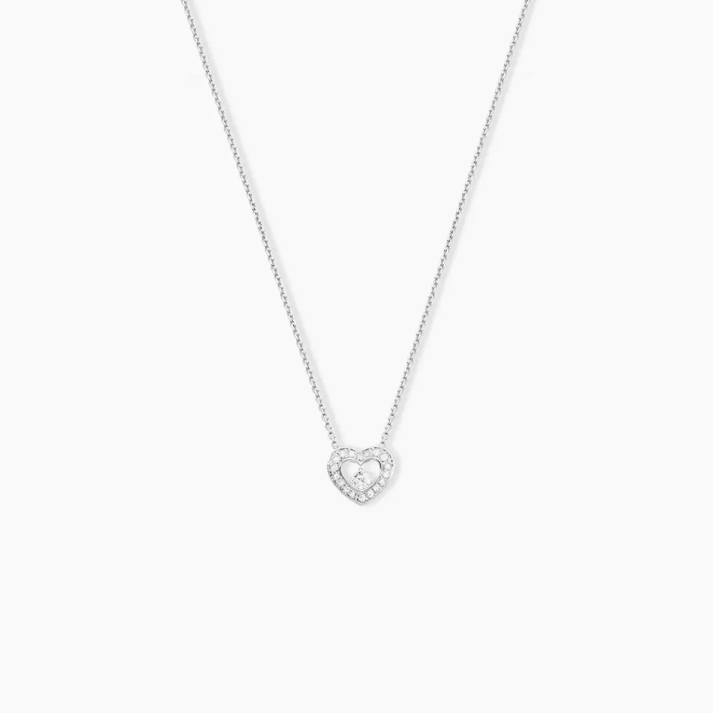Histoire d'Or Collier Purete or blanc diamant Best