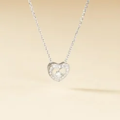 Histoire d'Or Collier Purete or blanc diamant Best