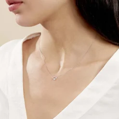 Histoire d'Or Collier Purete or blanc diamant Best