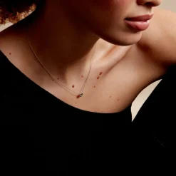 Histoire d'Or Collier Purete Or Blanc Diamant New