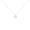 Histoire d'Or Collier Purete Or Blanc Diamant