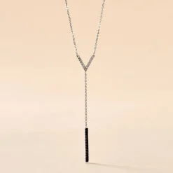 Histoire d'Or Collier Rachel Or Blanc Diamant Discount