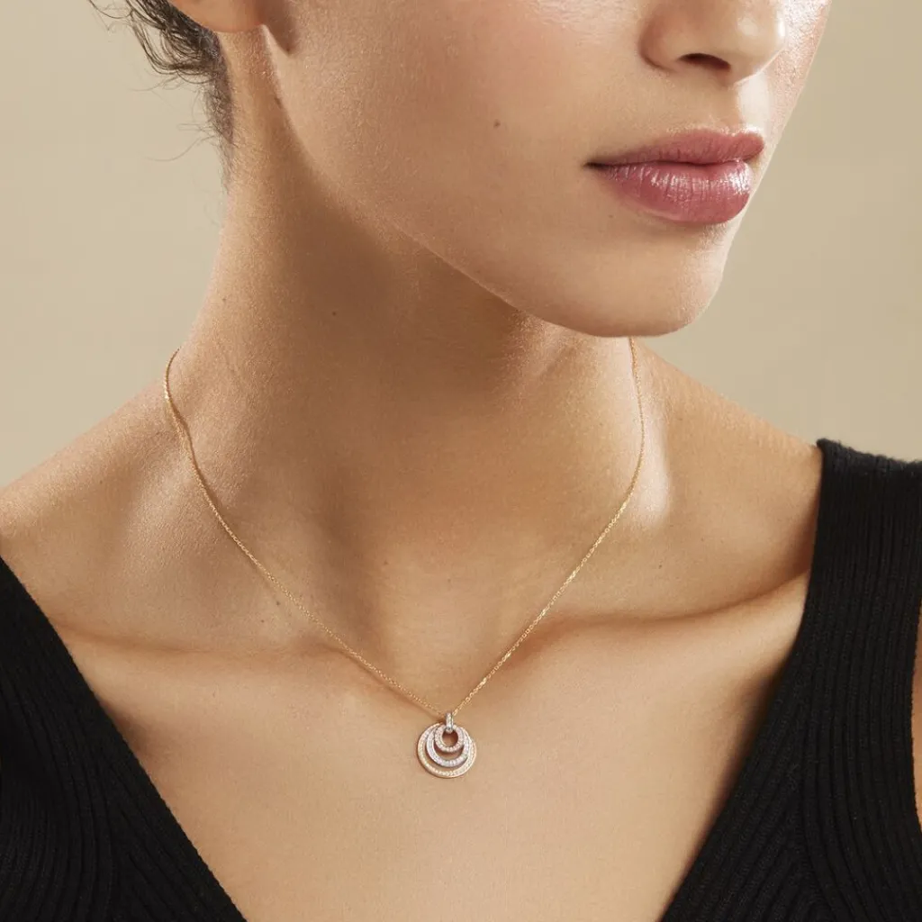 Histoire d'Or Collier Rama Or Tricolore Oxyde De Zirconium Clearance