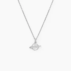Histoire d'Or Collier Raven Argent Blanc Outlet