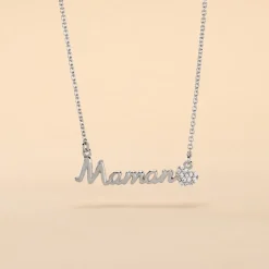 Histoire d'Or Collier Rera Argent Blanc Oxyde De Zirconium New