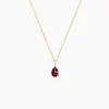 Histoire d'Or Collier Rhodolite Fever Or Jaune Rhodolite Best