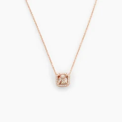 Histoire d'Or Collier Rio Argent Rose Oxyde De Zirconium argent rose oxyde champagne Best