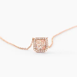 Histoire d'Or Collier Rio Argent Rose Oxyde De Zirconium argent rose oxyde champagne Best