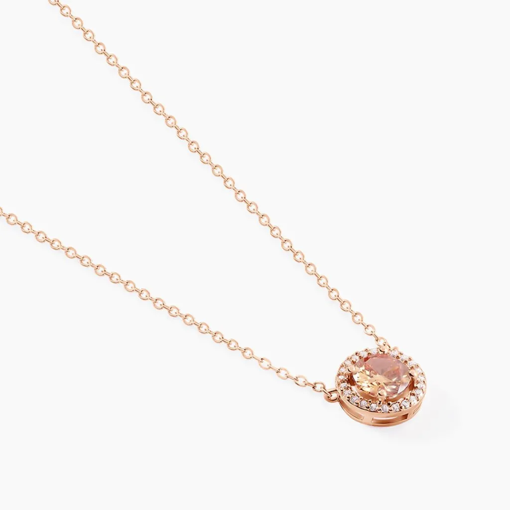 Histoire d'Or Collier Rio Copacabana Argent Rose Oxyde De Zirconium argent rose oxyde champagne Online