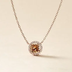 Histoire d'Or Collier Rio Copacabana Argent Rose Oxyde De Zirconium argent rose oxyde champagne Online