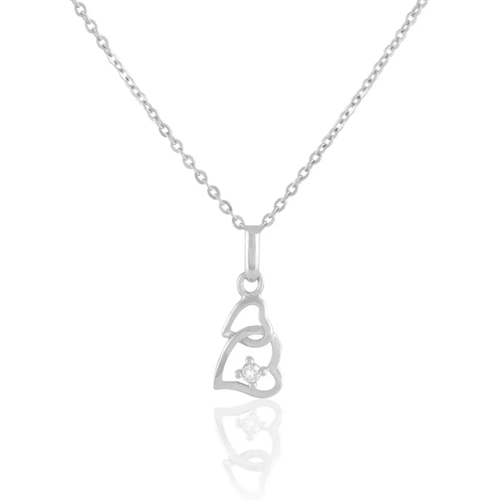 Histoire d'Or Collier Roma Argent Blanc Oxyde De Zirconium Clearance